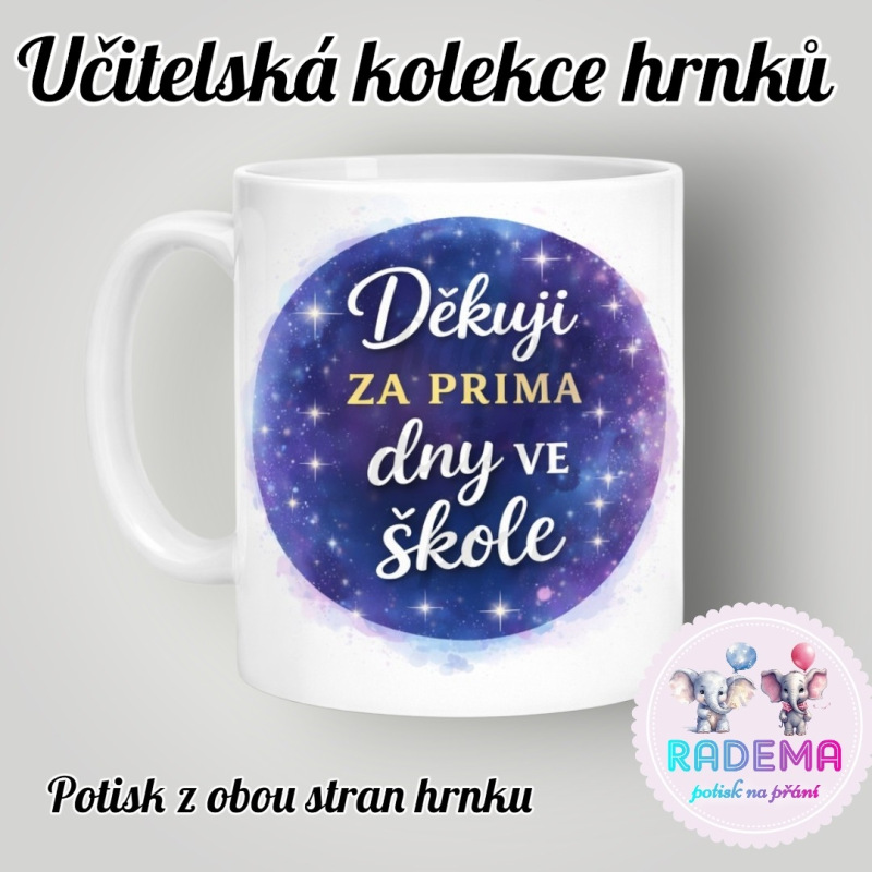 Hrnek Děkuji VI. - škola / školka