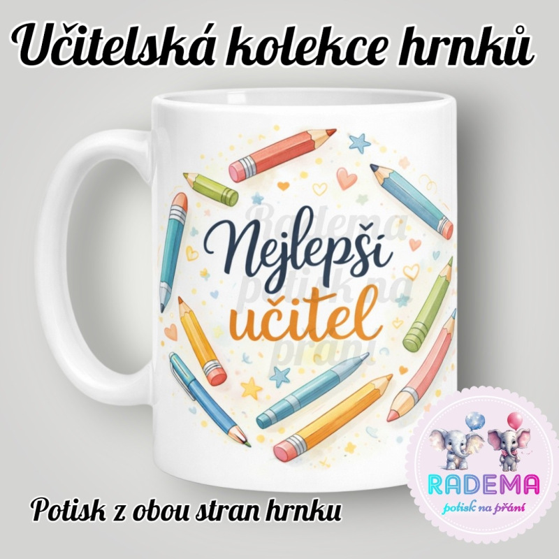 Hrnek Učitel V. - škola / školka