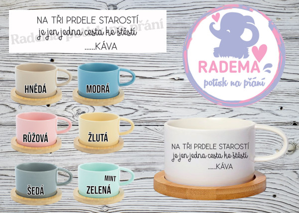 Hrnek makronka - Na tři prdele ....