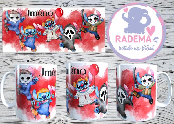 Hrnek Horor Stitch na přání