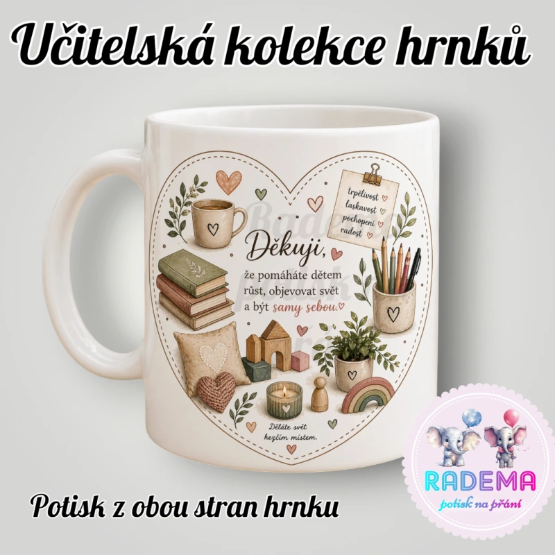 Hrnek Děkuji - Asistentka - škola / školka