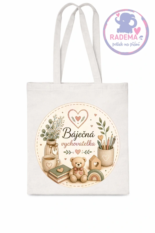 Plátěná taška - Asistentka XI. - školka / škola