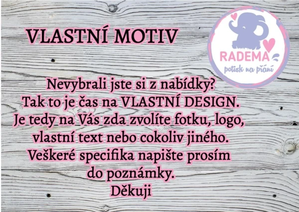 1. Hrnek makronka - VLASTNÍ MOTIV