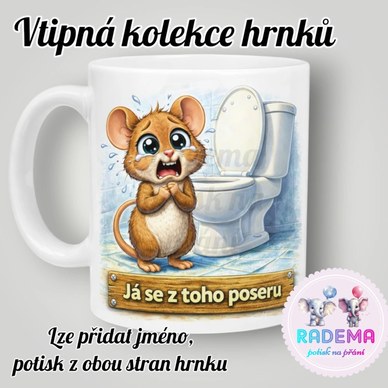 Hrnek vtípek - Myška