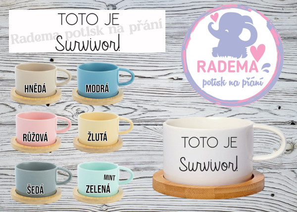 Hrnek makronka - Toto je Survivor!