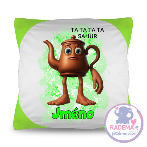 Polštář na přání Italian Brainrot Ta Ta Ta Ta Sahur