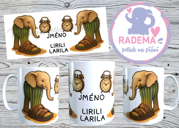 Hrnek Italian Brainrot - Lirili Larila na přání