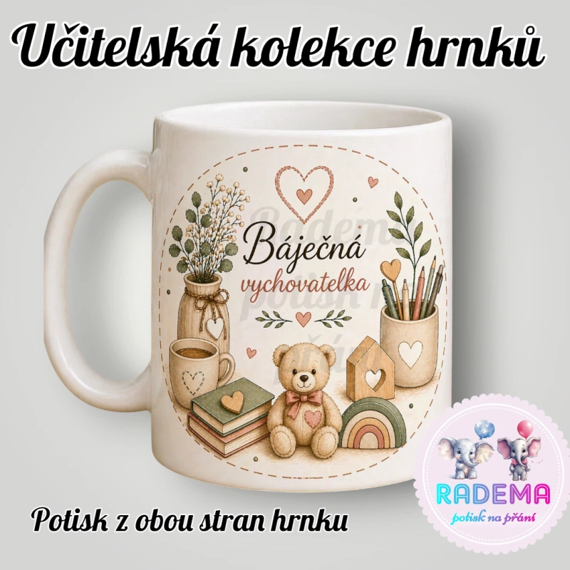 Hrnek Vychovatelka - škola