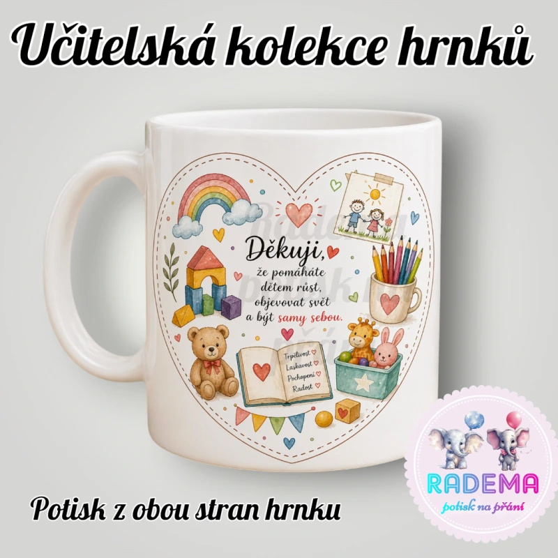 Hrnek Děkuji - Asistentka II. - škola / školka