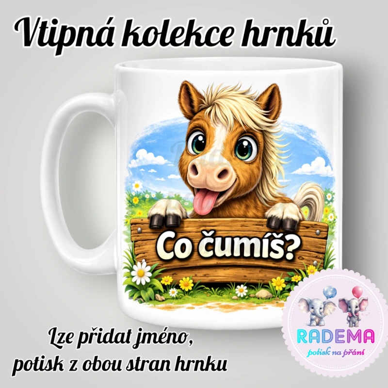 Hrnek vtípek - Kůň