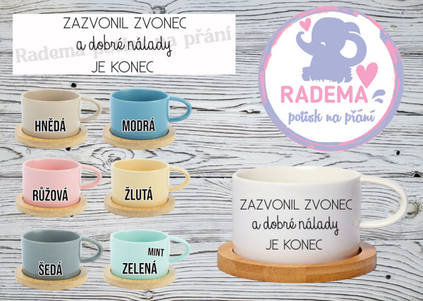 Hrnek makronka - Zazvonil zvonec ....