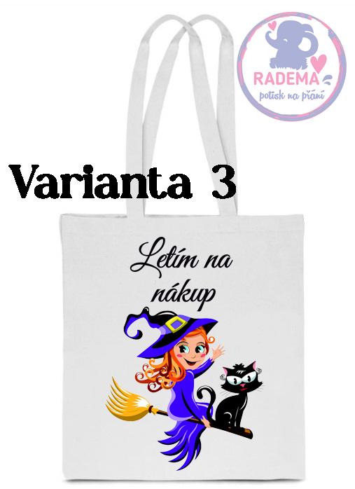Plátěná taška - Nákup IV. - Čarodějnice - více variant 2