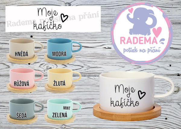 Hrnek makronka - Moje kafíčko