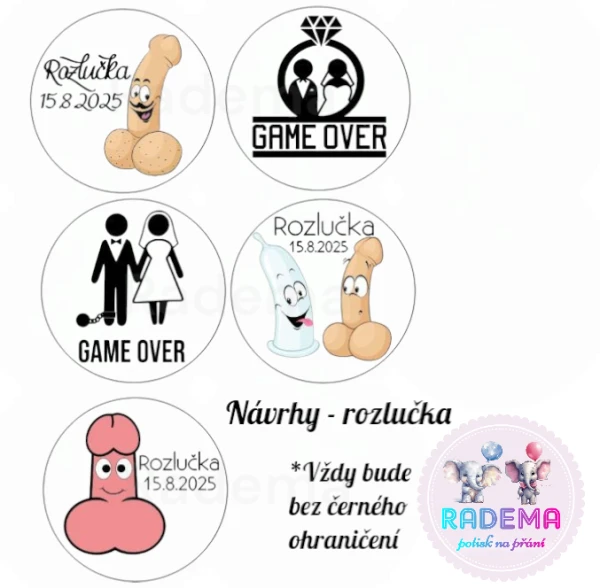 Linecká kolečka s potiskem 5