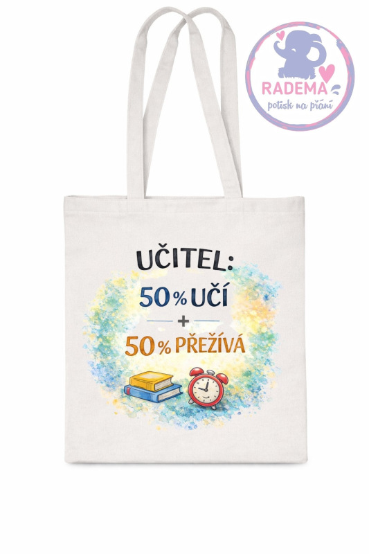Plátěná taška - Učitel IV. - škola / školka