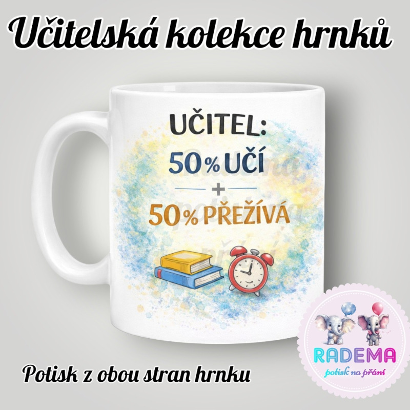 Hrnek Učitel VII. - škola / školka